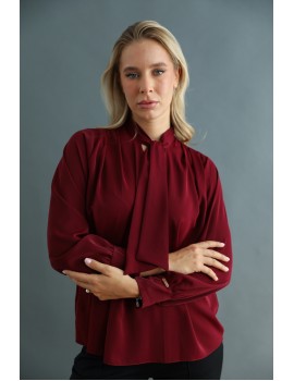 FREYDIS Felső - Burgundy