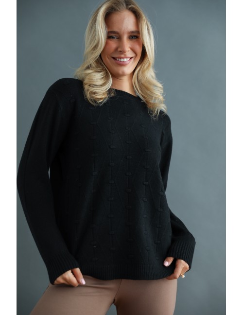 MINERVA Kötött Felső - Fekete MINERVA Kötött Felső - Fekete