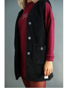 HERON Mellény - Fekete