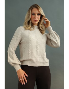 ALIA Pulover - Beige