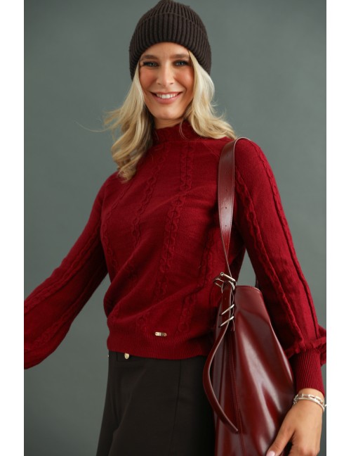 ALIA Kötött Felső - Bordó ALIA Kötött Felső - Bordó