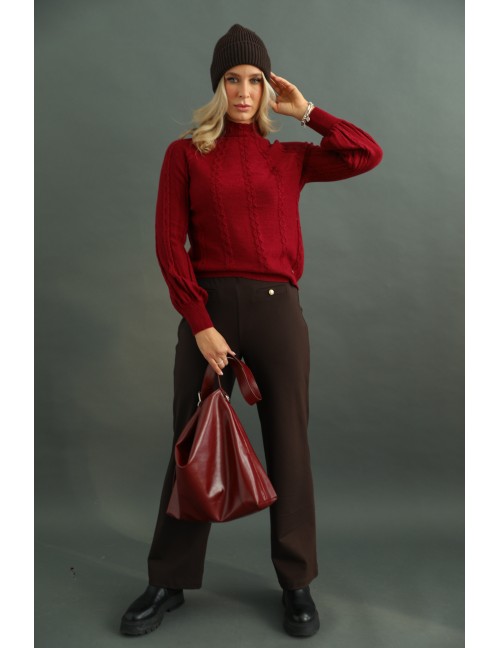 ALIA Kötött Felső - Bordó ALIA Kötött Felső - Bordó