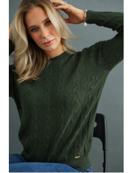 ENISE Pulover - Green