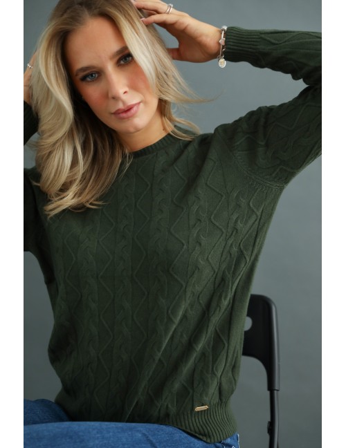 ENISE Kötött Felső - Zöld