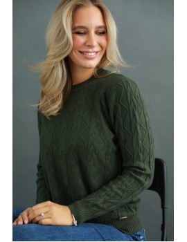 ENISE Kötött Felső - Zöld