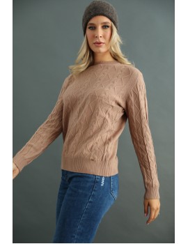 ENISE Kötött Felső - Barna
