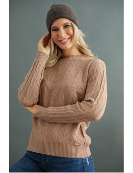 ENISE Kötött Felső - Barna