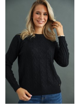 ENISE Pulover - Black