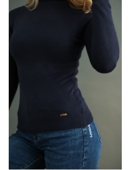 ZINA Pulover - Dark Blue