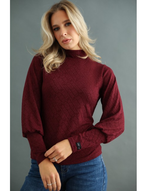 CHARIA Kötött Felső - Burgundy