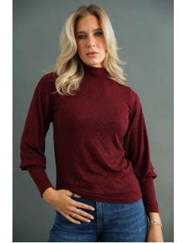CHARIA Kötött Felső - Burgundy