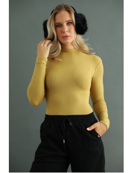 AKIRA Turtle Neck - Mustard