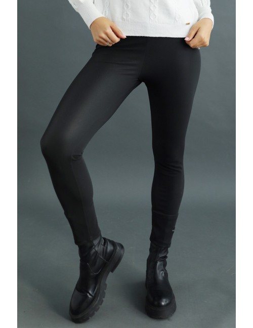 Belül Bolyhos Téli Leggings - Fekete