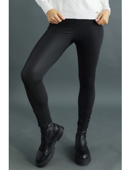 Belül Bolyhos Téli Leggings - Fekete