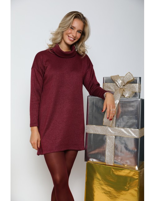 TEMERINA Kötött Ruha - Bordó TEMERINA Kötött Ruha - Bordó