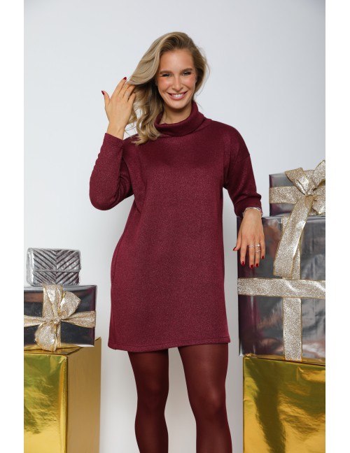 TEMERINA Kötött Ruha - Bordó TEMERINA Kötött Ruha - Bordó