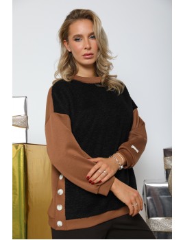 MILLE Pulover - Brown