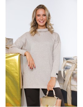BENNIE Kötött Tunika - Bézs