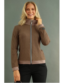 LILIAN Kötött Kardigán - Csokoládé