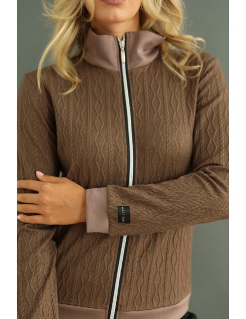 LILIAN Kötött Kardigán - Csokoládé LILIAN Kötött Kardigán - Csokoládé