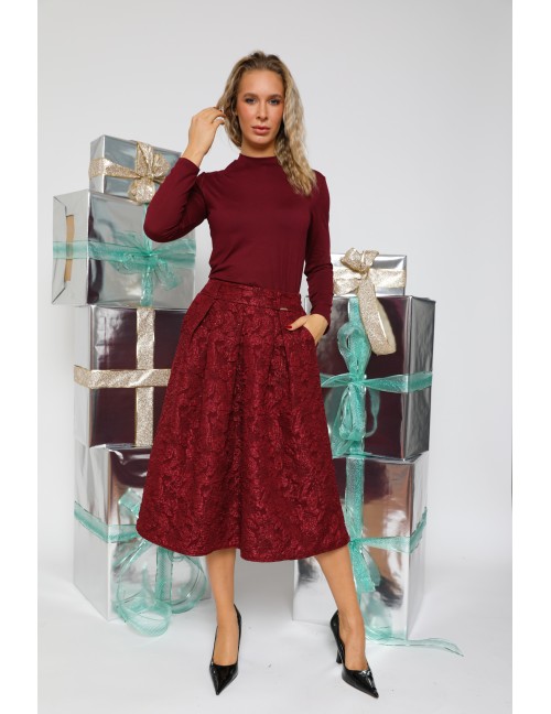 PAULA Szoknya - Bordó PAULA Szoknya - Bordó