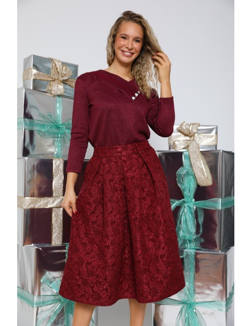 PAULA Szoknya - Bordó PAULA Szoknya - Bordó