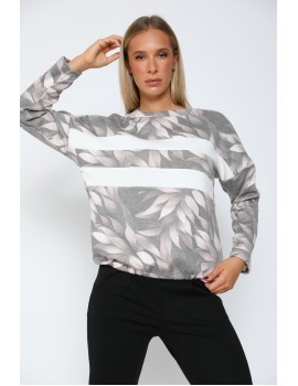 ESSY  Mohair Top - Grey