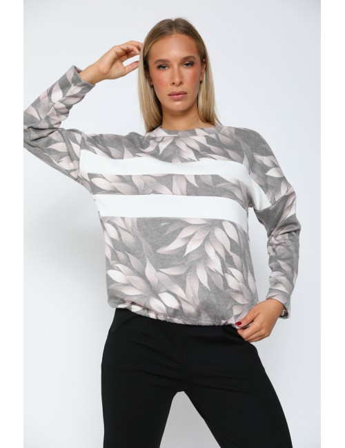 ESSY Mohair Pulóver - Szürke