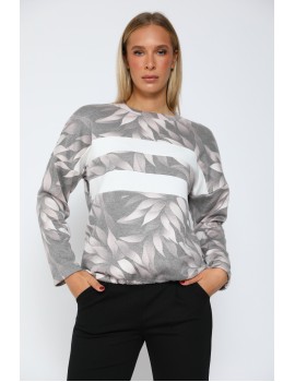 ESSY Mohair Pulóver - Szürke