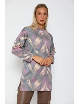 LATIA Mohair Tunika - Barna