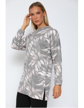 LATIA Mohair Tunic - Grey