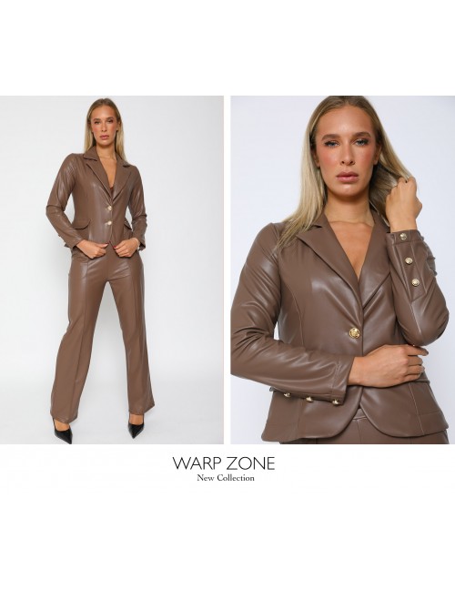 Bőr Nadrág - Kakaó Bőr Nadrág - Kakaó