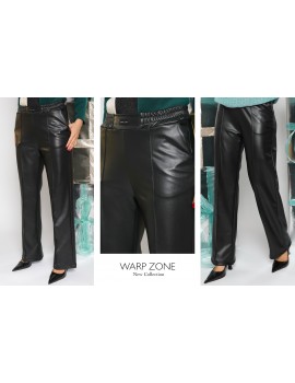 Leather Trousers - Black