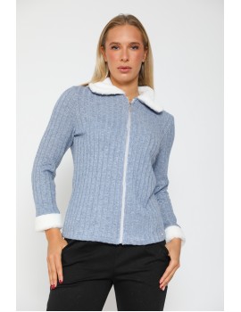 CHIRSTY Cardigan - Blue