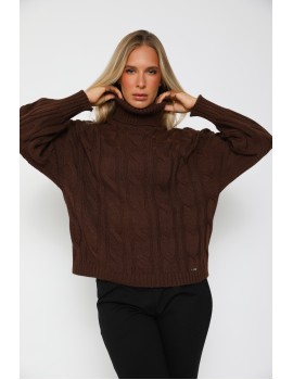 KELLY Knit Jumper - Chocolate