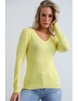 LEONA V-neck Knit Jumper - More Colours