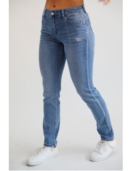 DOLLY Hímzett Farmernadrág