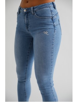 TELLINA Hímzett Farmernadrág