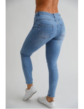 TELLINA Hímzett Farmernadrág