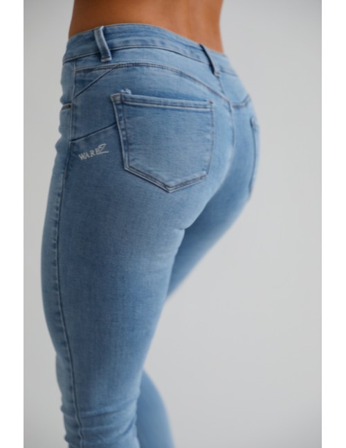 DELOROLA Hímzett Farmernadrág