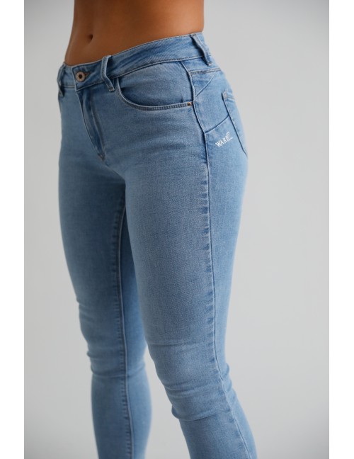 DELOROLA Hímzett Farmernadrág