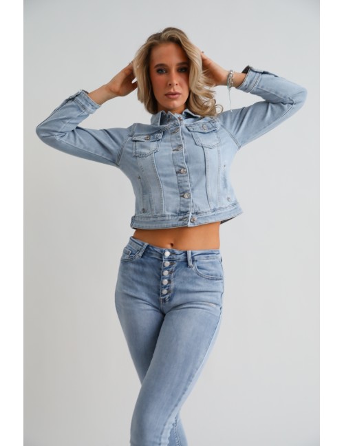 DALY Hímzett Farmerdzseki