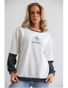 TWISTY T-shirt White/Black