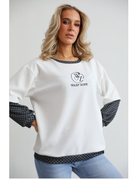 TWISTY T-shirt White/Black