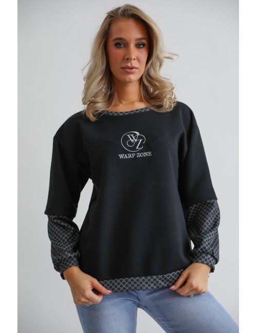 TWISTY Felső - Fekete