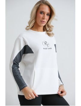 CELIA T-shirt White/Black