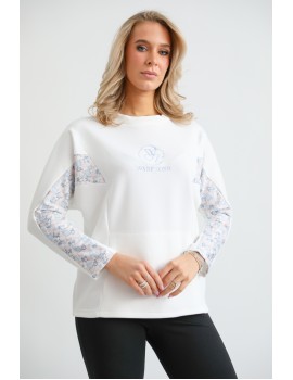 CELIA Felső - Fehér/Kék