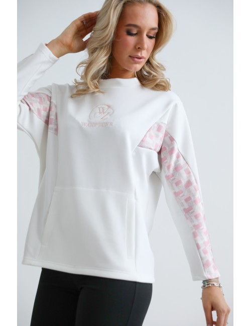 CELIA Felső - Fehér/Pink