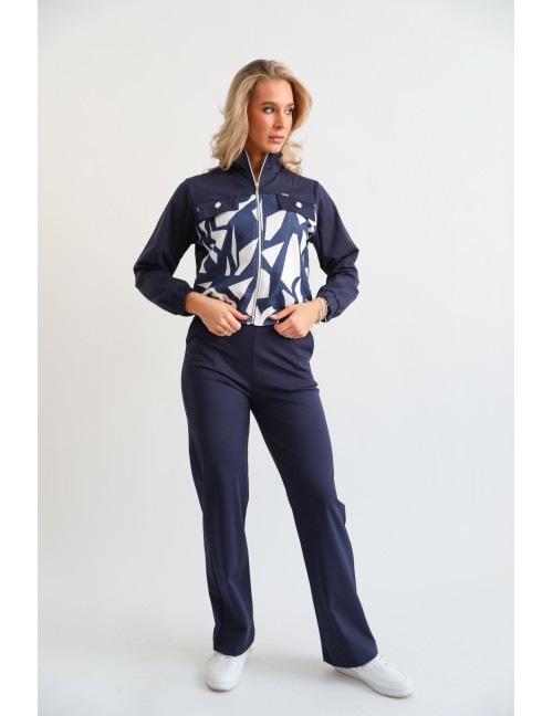 Zsebes Kardigán - Sötétkék