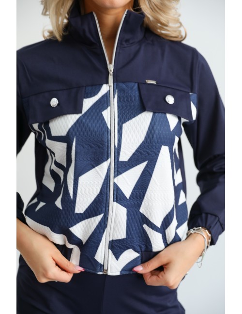 Zsebes Kardigán - Sötétkék